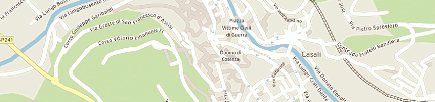 Mappa della impresa lanzino giuseppe a COSENZA