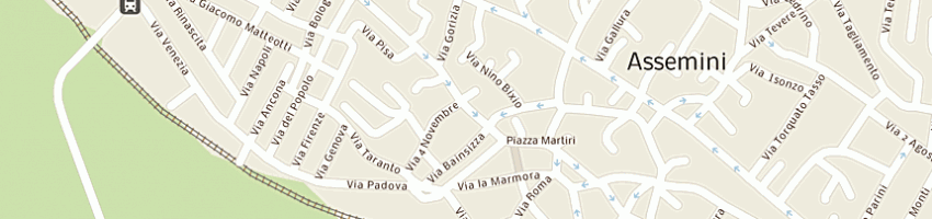 Mappa della impresa pizza in piazza di ignazio pinna e c sas a ASSEMINI
