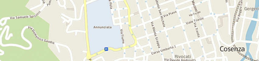 Mappa della impresa centro studi gpastore di camo ongiuseppe giuseppe a COSENZA