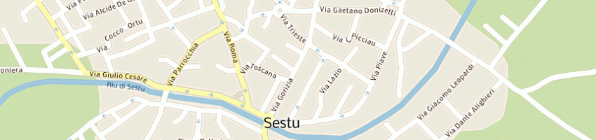 Mappa della impresa ersat a SESTU
