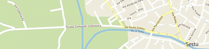 Mappa della impresa vincis marmi snc di paolo e alberto vincis con denominazione abbreviata  vincis marm a CAGLIARI