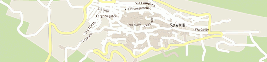 Mappa della impresa fabiano rosalba a SAVELLI
