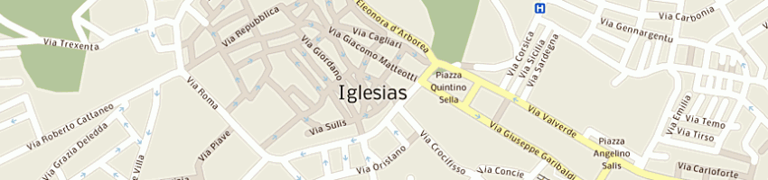 Mappa della impresa stellin giovanni a IGLESIAS