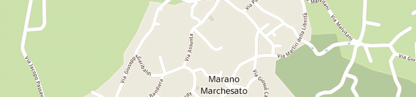 Mappa della impresa municipio  a MARANO MARCHESATO