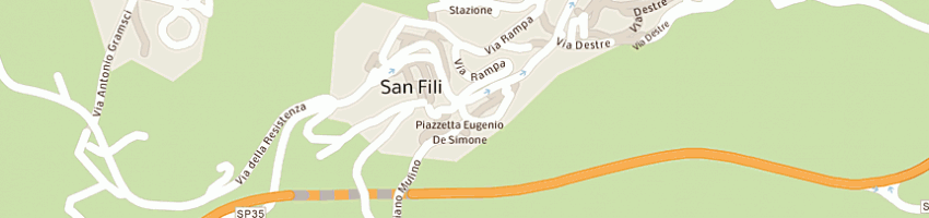 Mappa della impresa municipio  a SAN FILI