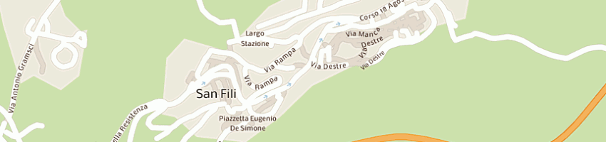 Mappa della impresa carabinieri  a SAN FILI