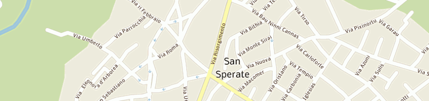 Mappa della impresa carabinieri a SAN SPERATE