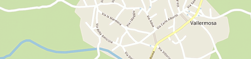 Mappa della impresa collu pietro a VALLERMOSA