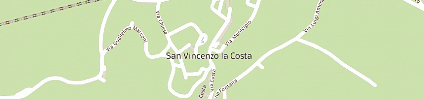 Mappa della impresa municipio  a SAN VINCENZO LA COSTA