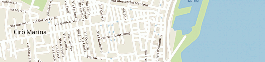 Mappa della impresa ferraro - elettrodomestici  a CIRO MARINA