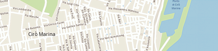 Mappa della impresa amoruso antonio a CIRO MARINA