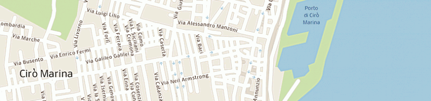 Mappa della impresa cherie boutique di tridico rosamaria  a CIRO MARINA