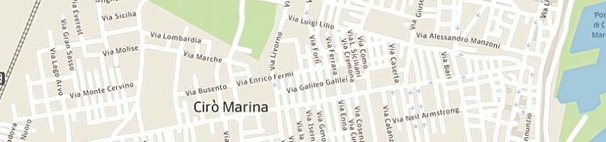 Mappa della impresa agricol sas di d'alessio alessandra e c a CIRO MARINA