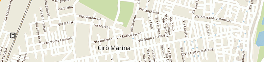 Mappa della impresa arcuri sestino a CIRO MARINA