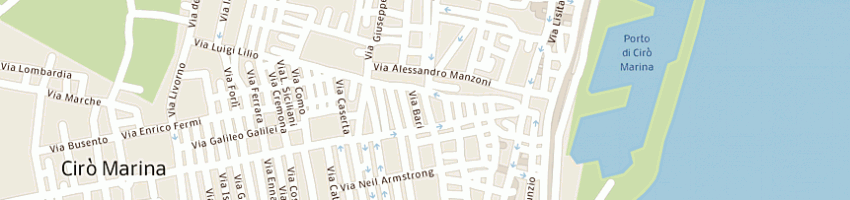 Mappa della impresa arnone francesca a CIRO MARINA