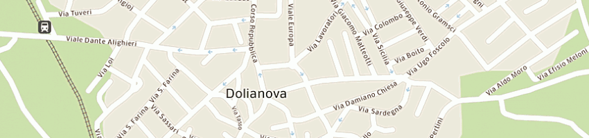 Mappa della impresa usai rosaria a DOLIANOVA
