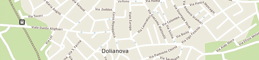 Mappa della impresa locci francesco a DOLIANOVA