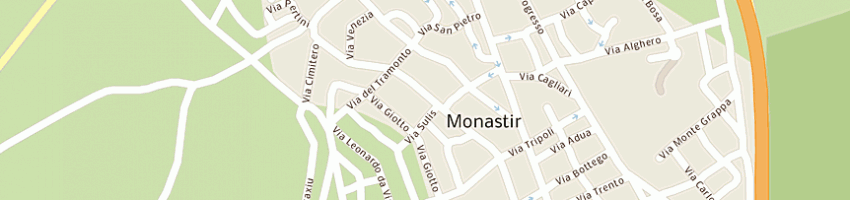 Mappa della impresa piras antonella a MONASTIR