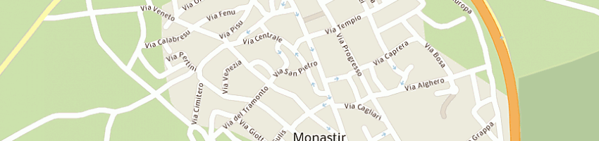 Mappa della impresa monastir allevamenti di gaviano c e c snc a MONASTIR