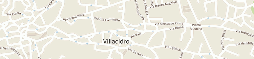 Mappa della impresa comune a VILLACIDRO