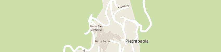 Mappa della impresa hotel ristorante la siesta di mazziotti francesco a PIETRAPAOLA