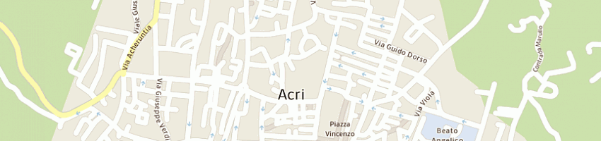 Mappa della impresa municipio  a ACRI