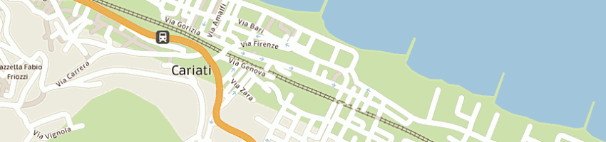 Mappa della impresa studio pubblicita' gimart di martino giuseppe a CARIATI