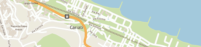Mappa della impresa scuola elementare  a CARIATI