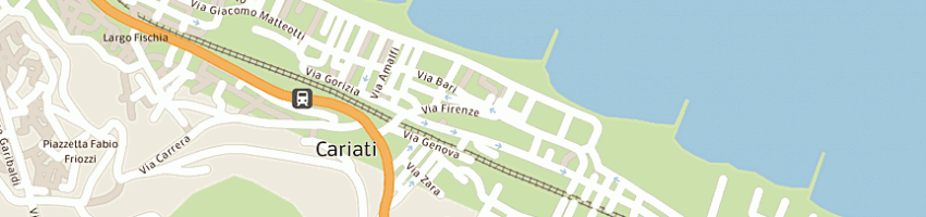 Mappa della impresa perri cataldo  a CARIATI