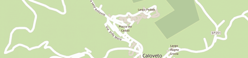 Mappa della impresa poste italiane  a CALOVETO