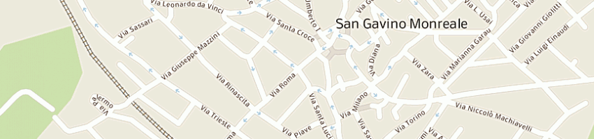 Mappa della impresa ristorante s'accaio' di pinna roberto sas a SAN GAVINO MONREALE