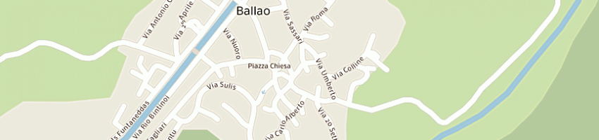 Mappa della impresa biblioteca comunale a BALLAO