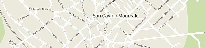 Mappa della impresa cali claudio a SAN GAVINO MONREALE