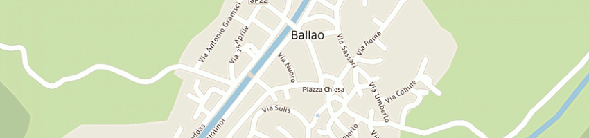 Mappa della impresa farmacia frongia gianfranco a BALLAO