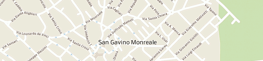 Mappa della impresa porcella paolo a SAN GAVINO MONREALE
