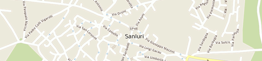 Mappa della impresa crobu simone a SANLURI