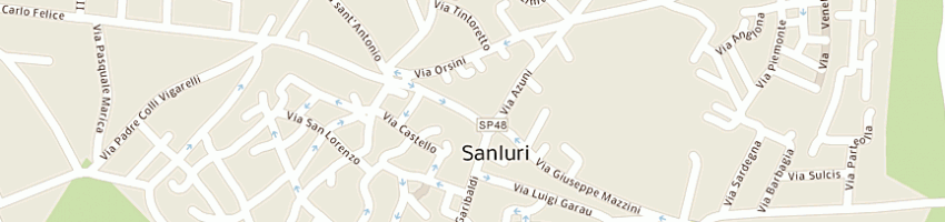 Mappa della impresa banca di sassari (spa) a SANLURI