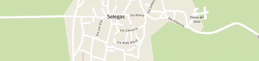 Mappa della impresa pittiu giuseppe a SELEGAS