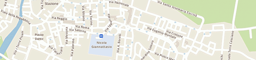 Mappa della impresa campana pasquale a ROSSANO