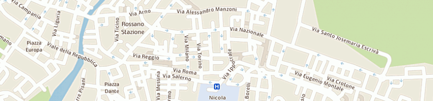 Mappa della impresa videoteca stargate di brunetto sabrina a ROSSANO