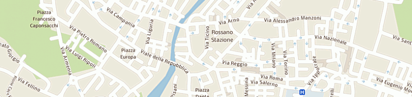Mappa della impresa siciliano natale a ROSSANO