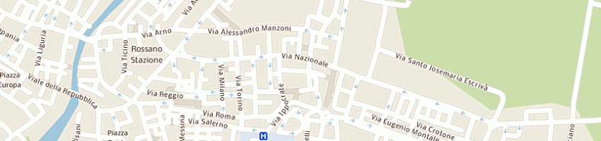 Mappa della impresa archimede on line srl  a ROSSANO
