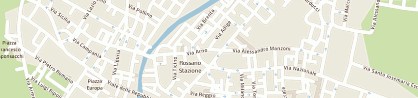 Mappa della impresa macelleria mercato delle carni di sidero vincenzo  a ROSSANO