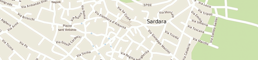 Mappa della impresa piano gianluigi a SARDARA