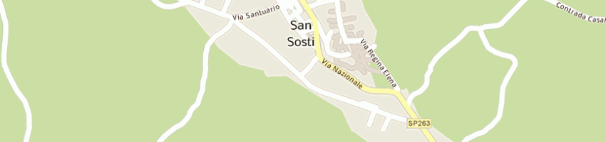 Mappa della impresa carabinieri  a SAN SOSTI