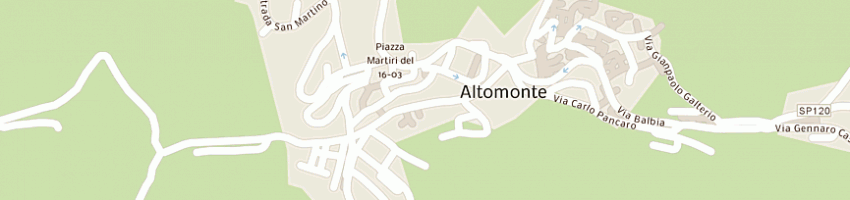Mappa della impresa centro studi arte e spettacolo a ALTOMONTE