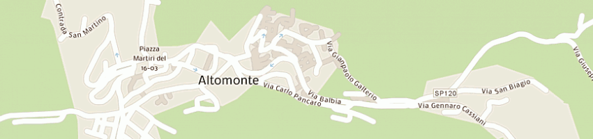 Mappa della impresa santoro angelo a ALTOMONTE