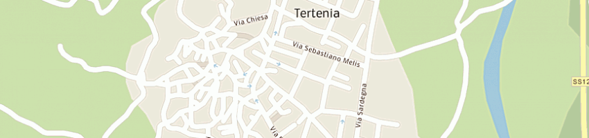 Mappa della impresa centro carni di lara valerio e c snc a TERTENIA
