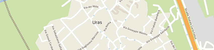 Mappa della impresa banco di sardegna spa a URAS