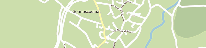 Mappa della impresa manconi natale a GONNOSCODINA